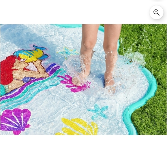 ☀️Disney Little Mermaid 64 in. x 57 in. Splash Pad Bundle💦 - Picture 6 of 8